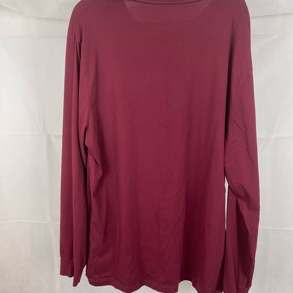 Polo Ralp Lauren Relaxed Fit Long Sleeve Shirt Men’s size 2XL Burgandy - Picture 7 of 8